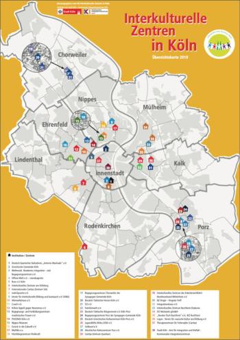 AWO Mittelrhein Fachdienste Integration Migration - Gesamtkarte Zentren 2019 - Vorschaubild