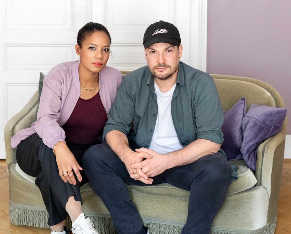 Bild von Hadija Haruna-Oelker und Max Czollek